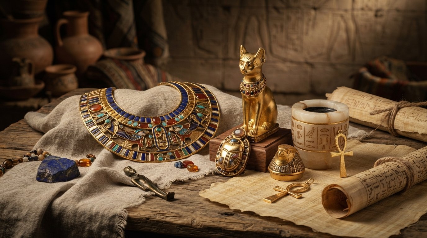 Hero Amuletă egipteană ankh & ochiul lui horus